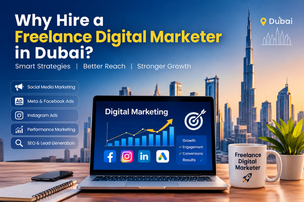 Freelance digital marketer in Dubai providing digital marketing services